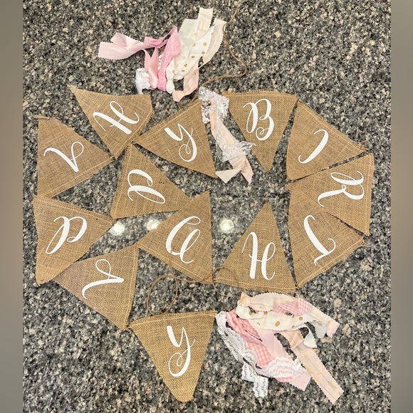 Wild One Birthday Banner Set  (Highchair Banner + HBD Banner) - Picture 6 of 10